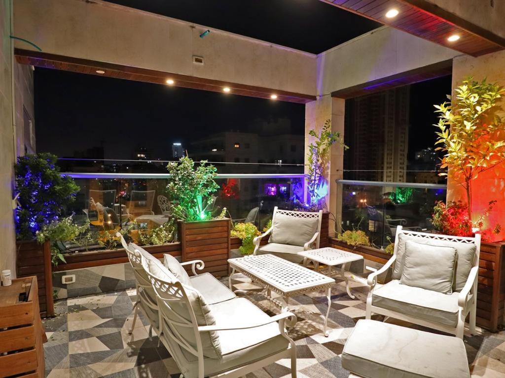 Luxury Rooftop Apartment In Netanya Exterior foto